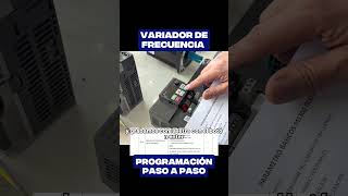 Programación Variador de Frecuencia MS300 📲 099 513 6632 #VFD #variador #programacion #ecuador