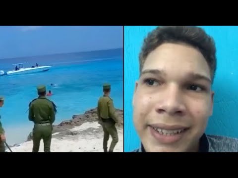 Habla joven cubano que protagonizó video que se hizo viral mientras escapaba en una lancha de Cuba
