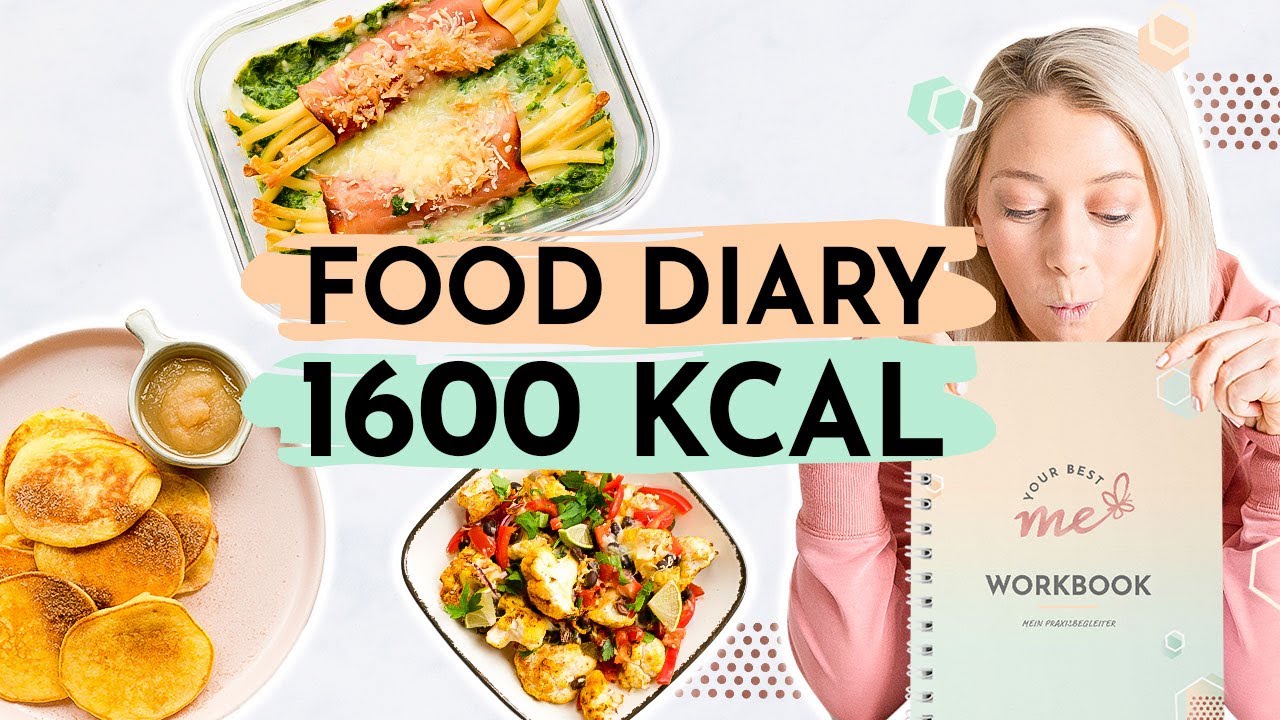FOOD DIARY zum Abnehmen | 1600 Kalorien Ernährungsplan | YOUR BEST ME