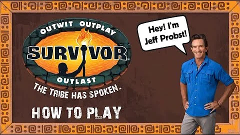 How to Play The Tribe Has Spoken Survivor Card Game (explained by Jeff Probst)