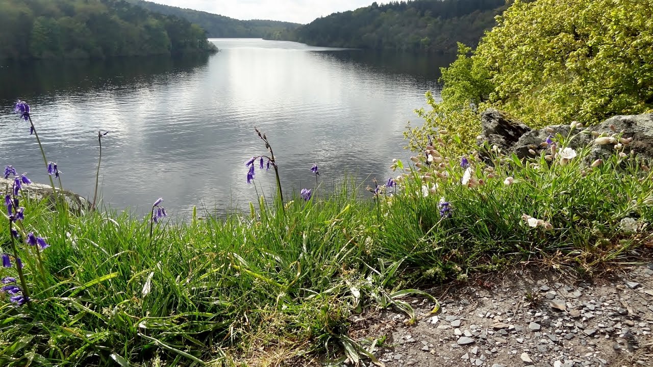 Lac de Guerlédan, Saint Aignan & Beau Rivage, Brittany, France 28th April 2016