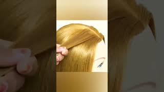 #easy &amp; simple hairstyle for girls #maang Tikka hairstyle #lehengahairstyle#open hairstyle #1minute