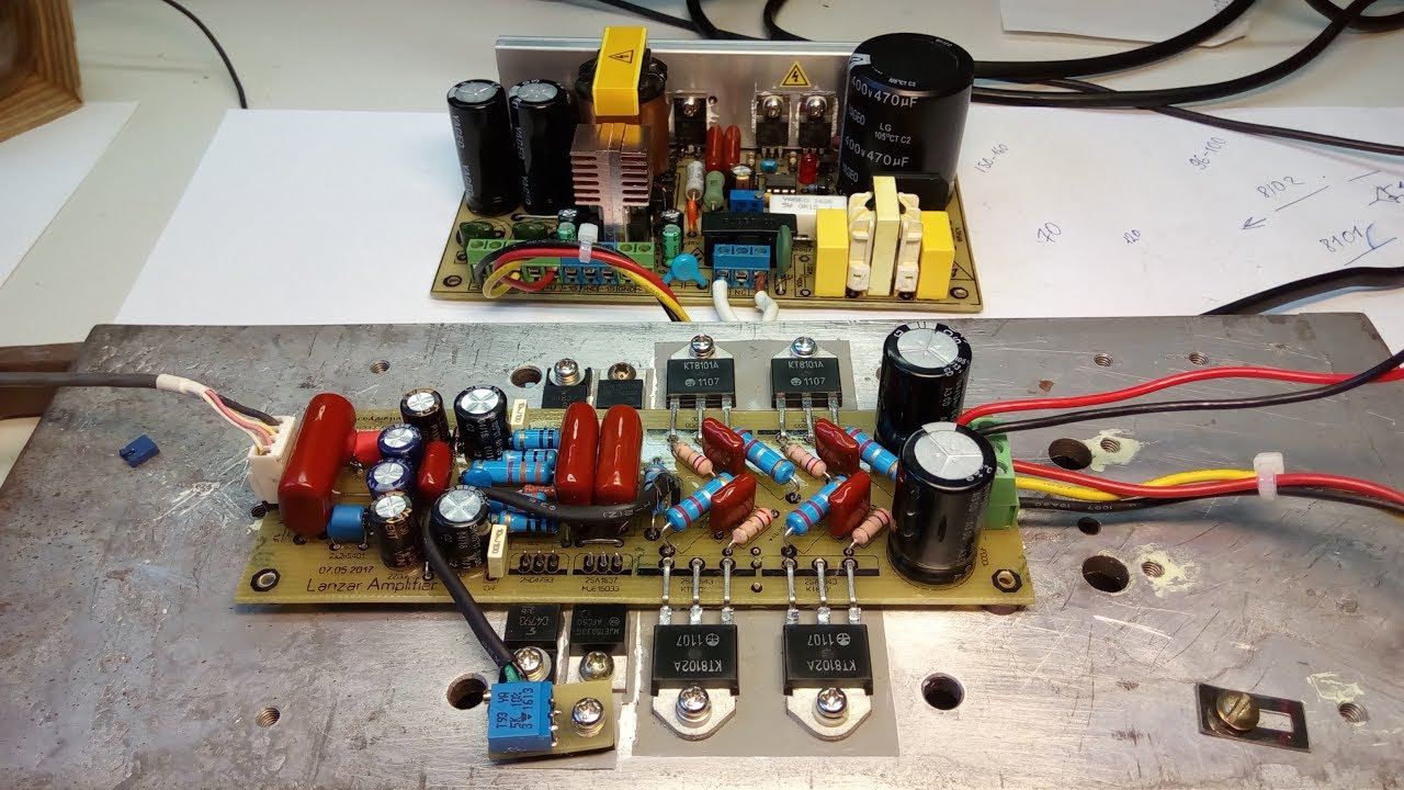 УМЗЧ Ланзар, прогрев и прослушивание - YouTube