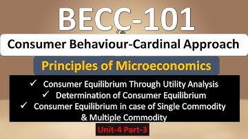 BECC 101 CONSUMER BEHAVIOUR (UNIT 4) PART-3