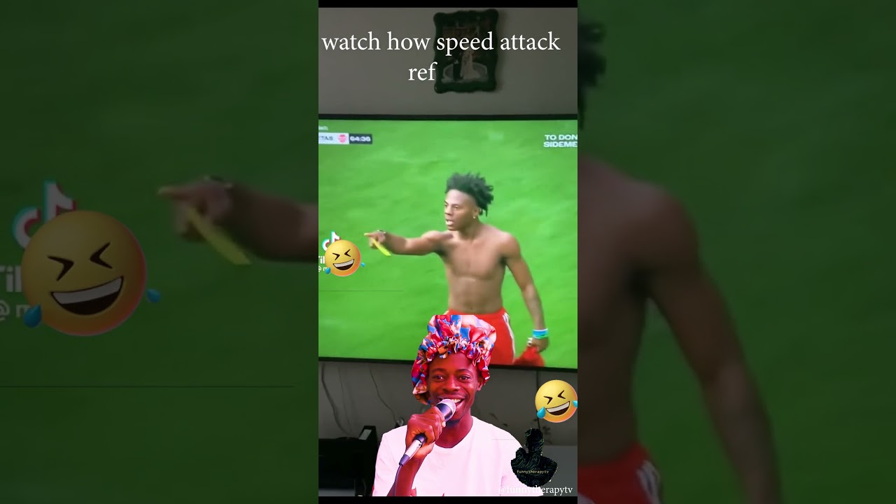 ISHOWSPEED |WATCH HOW SPEED ATTACK REF| SHORT| REACTION| FUNNYTHERAPY TV