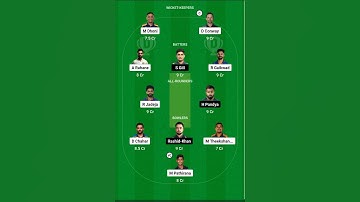 IPL 2023 Final Match/ CSK vs GT/ Dream 11 Prediction / CSK VS GT Dream11 TEAM/ Today Playing 11Team