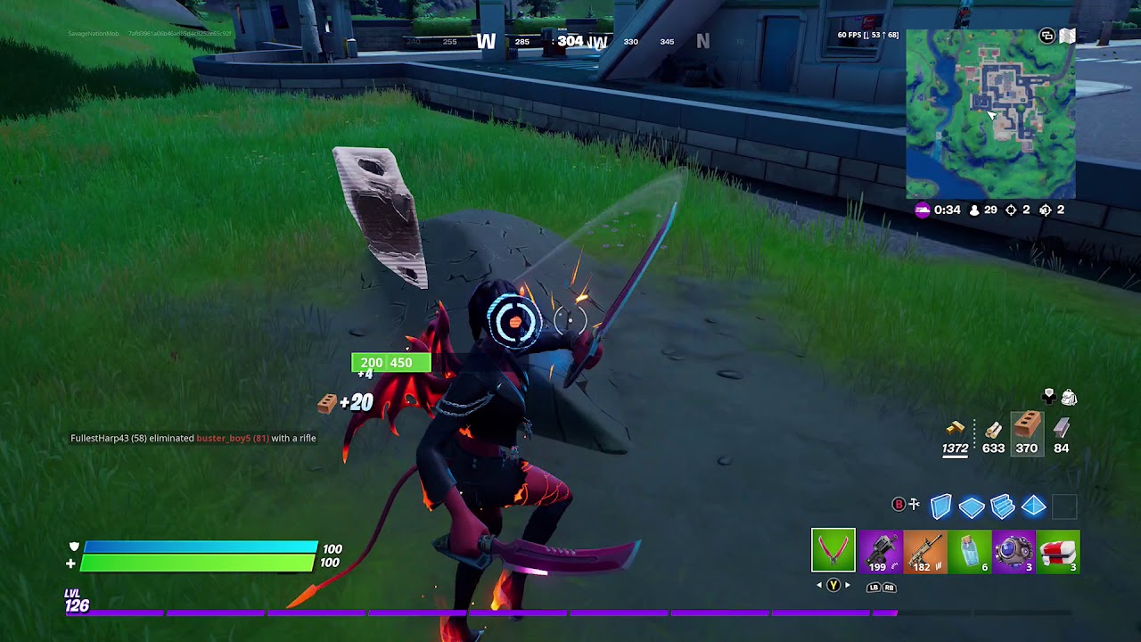 Fortnite "Malice" Skin Gameplay (No Commentary)