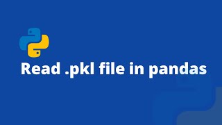 How to read pkl file in pandas  - devsuggest