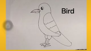 How to draw a Bird 🐦🐦||Bird drawing||very easy||art video