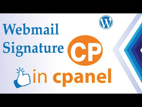 How to Add Signature in Cpanel Webmail | Signature Webmail in Cpanel