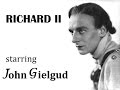 Richard ii by william shakespeare  starring john gielgud  1960