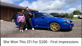 Winning My Mint JDM STI - Draw And Test Drive