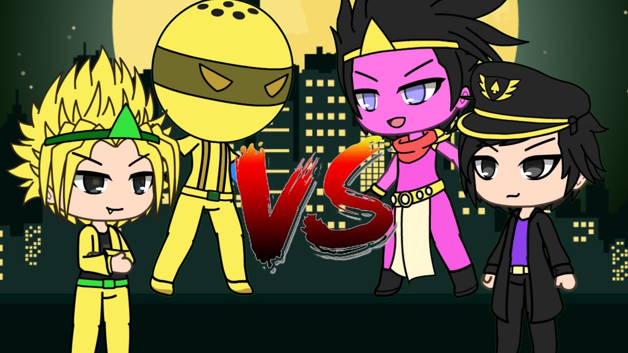 Jotaro Vs Dio Jojo S Bizarre Adventure Gacha Life - za warudo v2 jojo poses simulator roblox