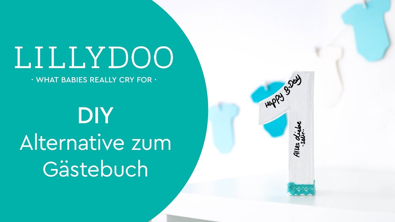 Babygeburtstag: Kreative Alternative zum Gästebuch aus ...