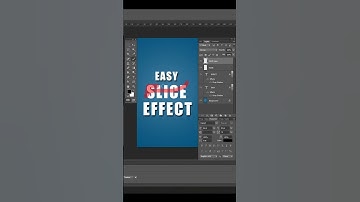 SLICE EFFECT in Photoshop #photoshop #viralshorts  #shorts #dailyshorts #trending g