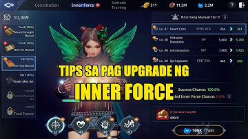 MIR 4 - TIPS IN UPGRADING INNER FORCE | BUTI NAPANOOD MO TO