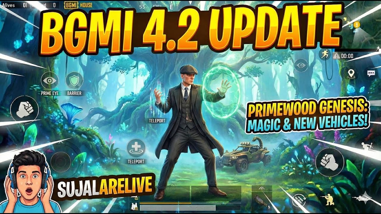 NEW PRIMEWOOD GENESIS MODE! 🌲 HOW TO USE MAGIC ABILITIES IN BGMI 4.2 (Full Guide)