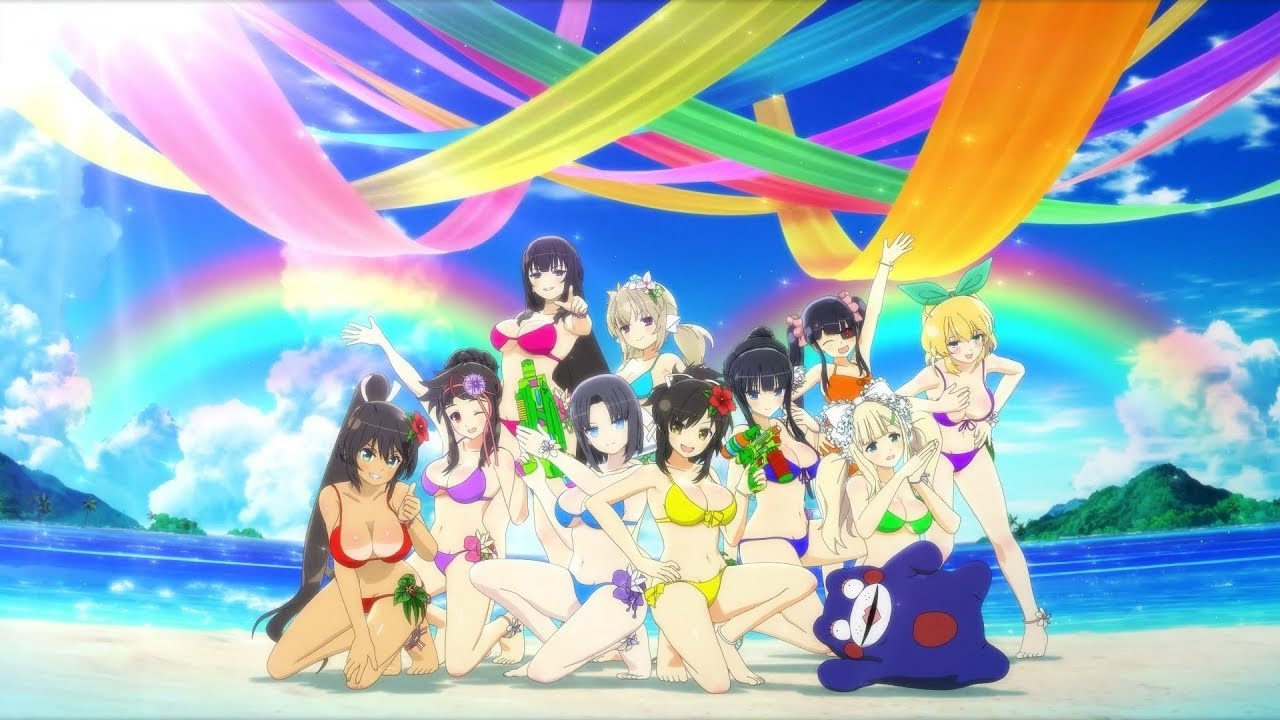 Peach Beach Splash Opening Cinematics - Senran Kagura Peach Beach Splash  Intro Song (English Lyrics) 