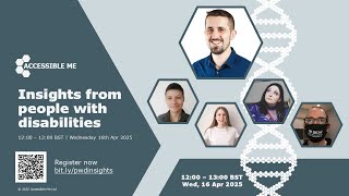 Panel discussions: Insights from people with disabilities (episode 1) | Accessible Me