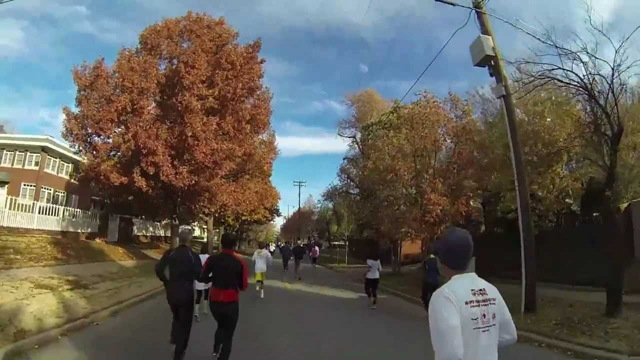 OKC Turkey Tracks 5k.  Thanksgiving Day 2013.