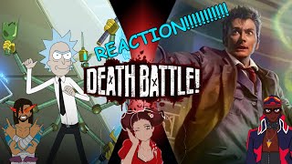 THESE DOCTORS SERVING PH.D HANDS | Rick Sanchez VS The Doctor | DEATH BATTLE! REACTION