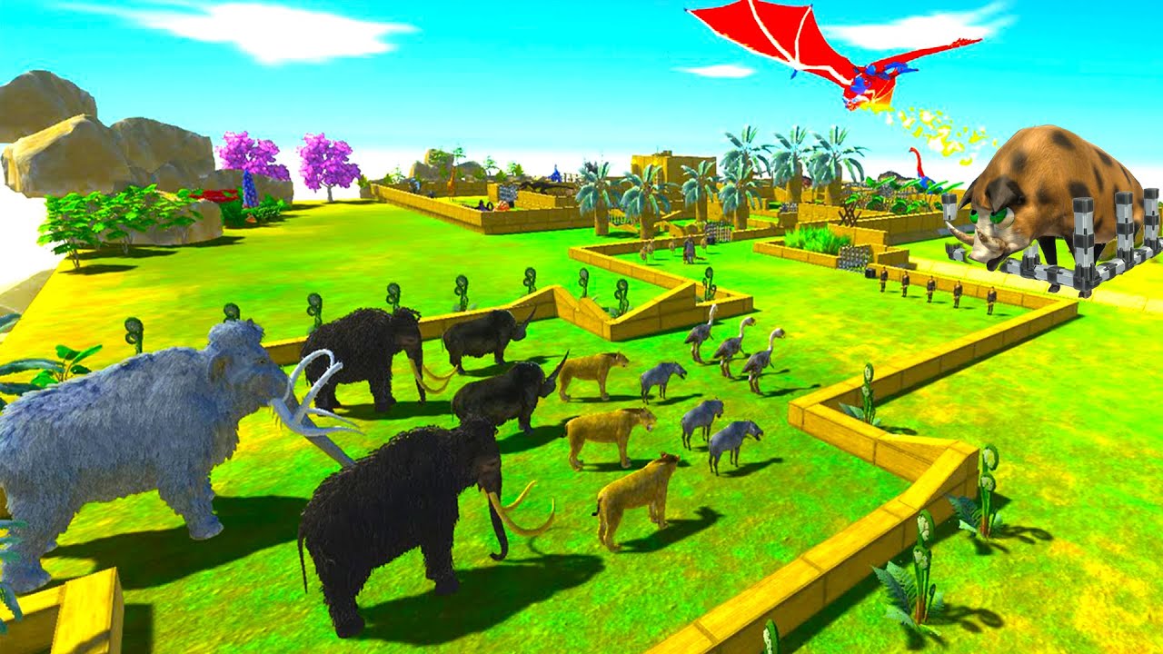 PREHISTORIC MAMMALS RELEASE MODERN MAMMALS in PARKOUR ROAD - ARBS