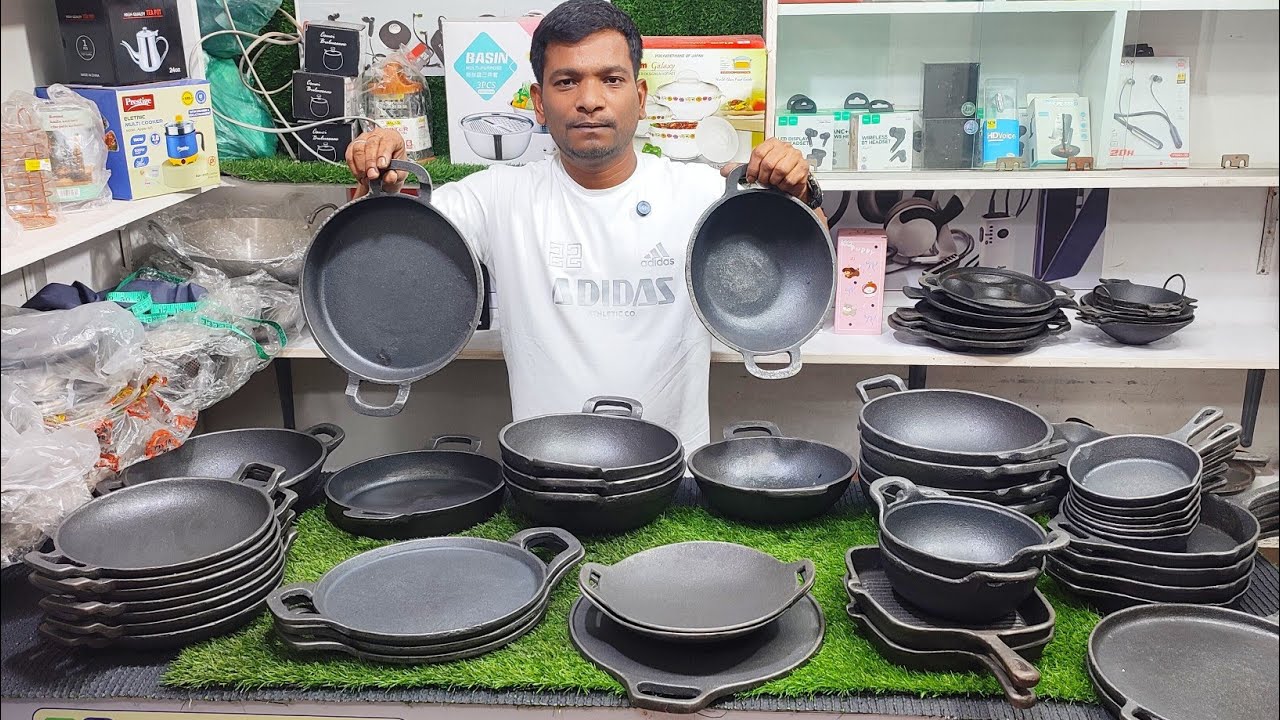পাইকারি দামে কাস্ট আয়রনের নতুন পণ্যের কালেকশন//cast iron cooking set price in BD 