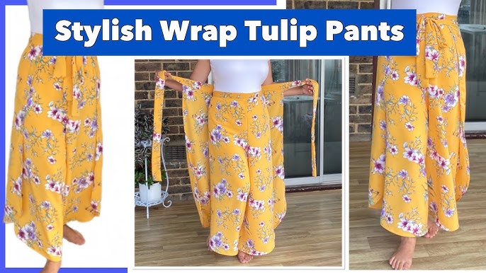Make Wrap Pants - Fisherman's Pants / Yoga Pants (2 sewing