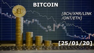 Прогноз курса криптовалют - Bitcoin/BCH/XMR/LINK/ONT/ETH [25.01.20]]