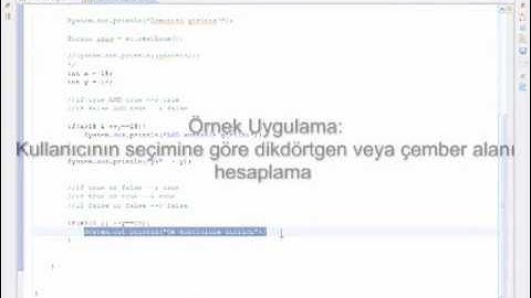 JavaOO Ders3: Temel Kavramlar (2/5) (Ortogon)