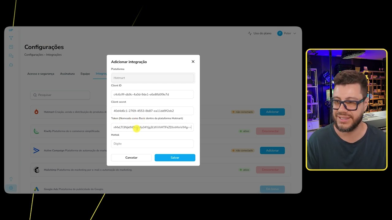 Integrando Checkout da Hotmart no seu Funil com IA da UpFunnels