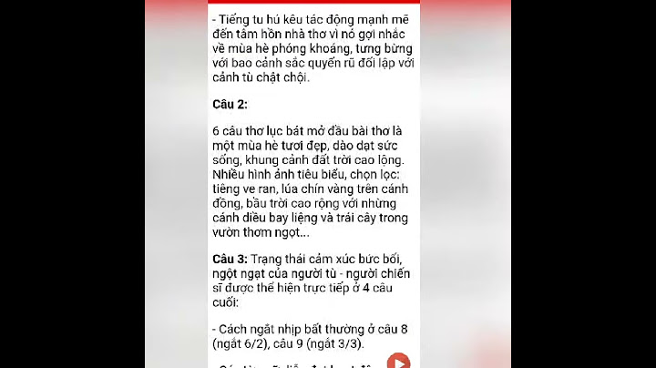 Soạn ngữ văn 8 bài khi con tu hú