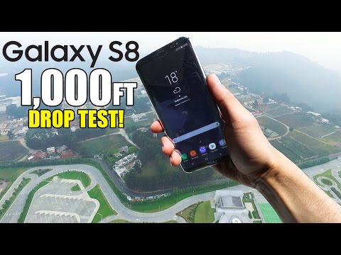 Samsung Galaxy S8 Drop Test from 1000 Feet!! | Durability REVIEW