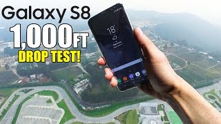 Samsung Galaxy S8 Drop Test from 1000 Feet!! | Durability REVIEW