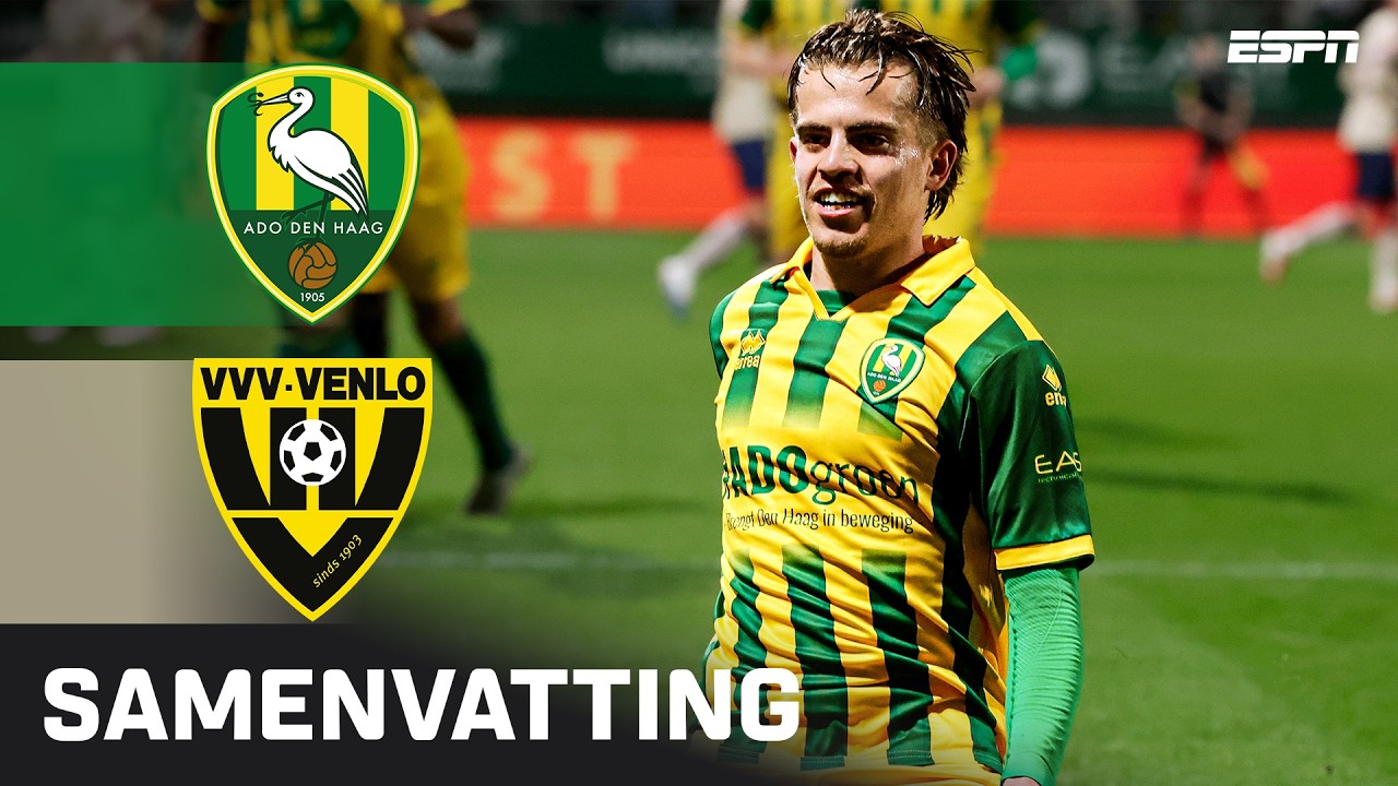 Cameron PEUPION helpt ADO in LASTIG duel met VVV 🔰🥵 | Samenvatting ADO Den Haag - VVV Venlo