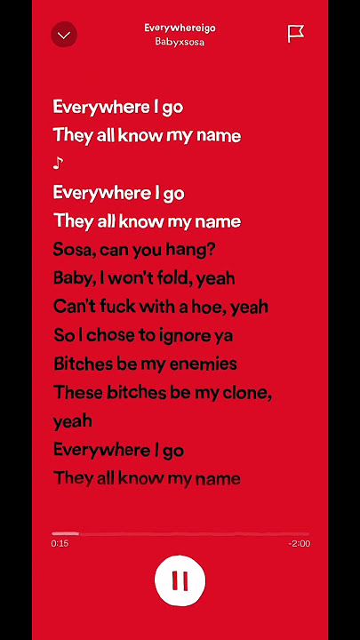 Everywhereigo || Babyxsosa || #spedup #fypシ