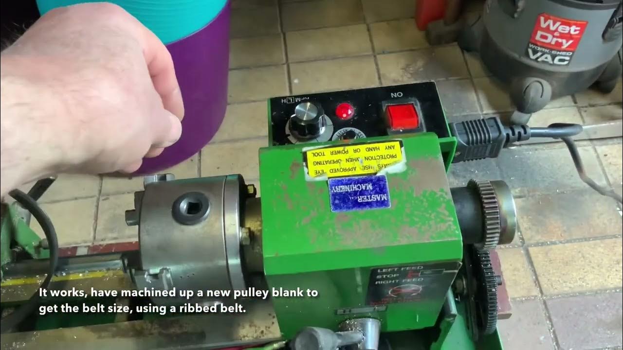 Upgrading a mini lathe with a treadmill motor. YouTube