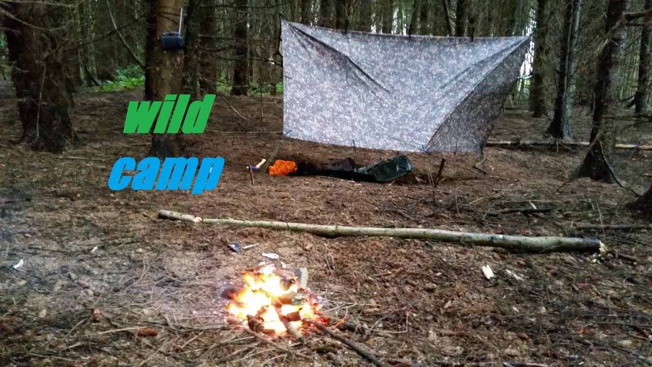 Solo overnight hammock camp YouTube