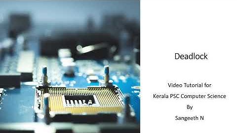 Lecturer in Polytechnic Computer Science and Engineering - Operating System - Lecture 10