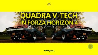 Cyberpunk 2077 Quadra V-Tech in Forza Horizon 4