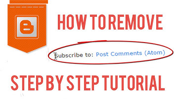how to remove subscribe to post comments atom link in blogger