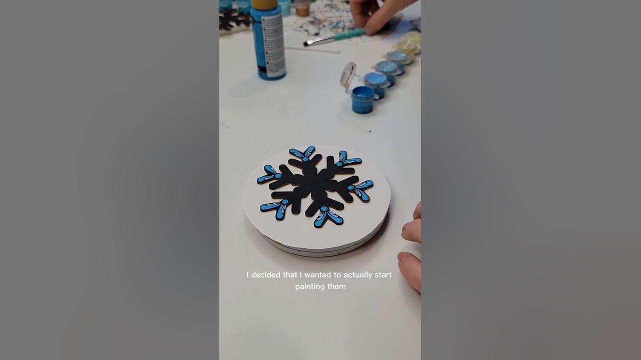 🔴 LIVE PAINTING WOODEN SNOWFLAKES with BILL & Chit Chat 