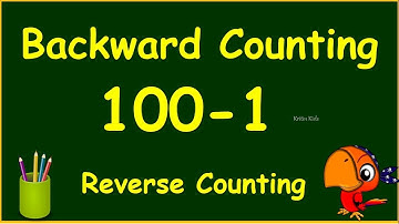 Reverse counting 100 to 1, with spelling, Backward counting 100 to 1, Back counting, ulti ginti