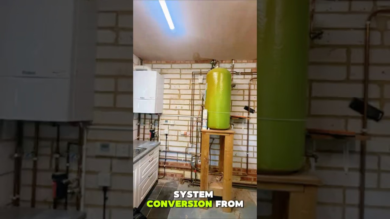 Full system conversion from gravity system to pressurised boiler & unvented hot water cylinder