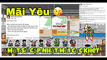 NRO | Một Số Cập Nhật Cực Khét Của Admin Ngọc Rồng Online Tuần Này