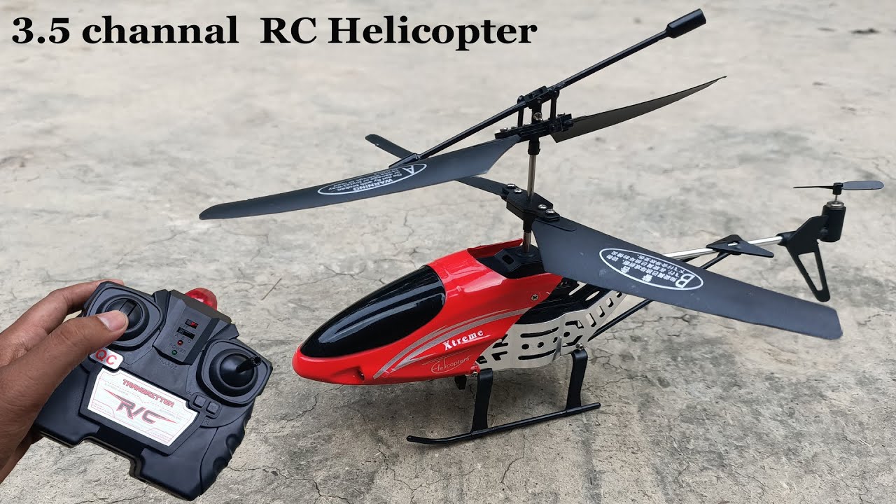 3.5 Channel RC Helicopter Unboxing and Fly test - YouTube