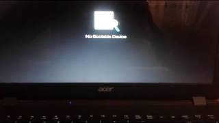 no bootable device insert boot disk toshiba windows 8