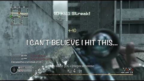 Playing the Original COD4... (I HIT MY BEST CLIP!?)