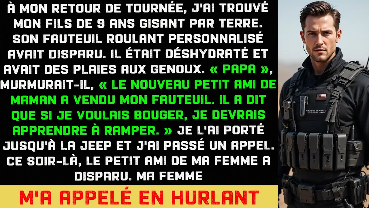 J'ai trouvé mon fils rampant par terre. J'ai passé un appel, et le petit ami de ma femme a disparu…