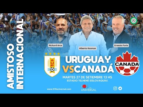 Canadá - Uruguay en vivo: amistoso internacional